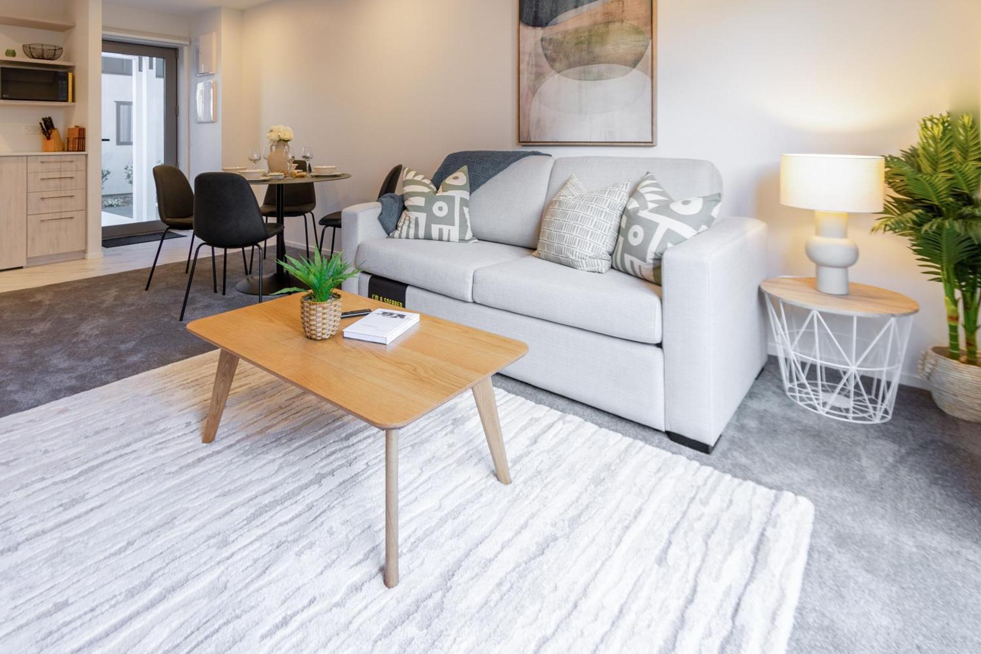 基督城Urban Park Escape 2 Bed 2 Bath W/Carpark公寓 外观 照片